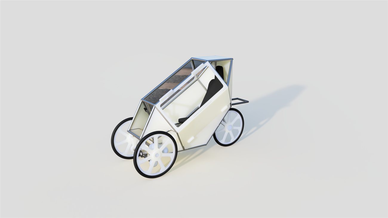 STEV-E, front three-quarter view